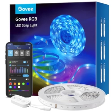 Govee Smart LED Strip Lights - WiFi Control, Music Sync, 16ft