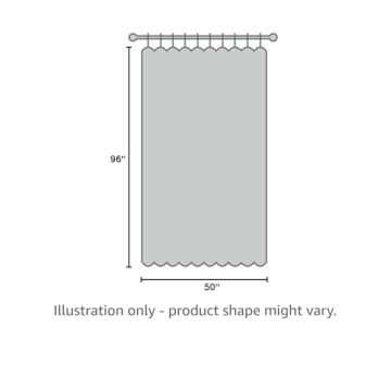 Stylish Blackout Linen Curtains - 2 Panels, 96 inches