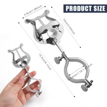 Silver Clarinet Lyre Clip for Beginners and Bands