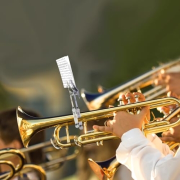 Silver Clarinet Lyre Clip for Beginners and Bands