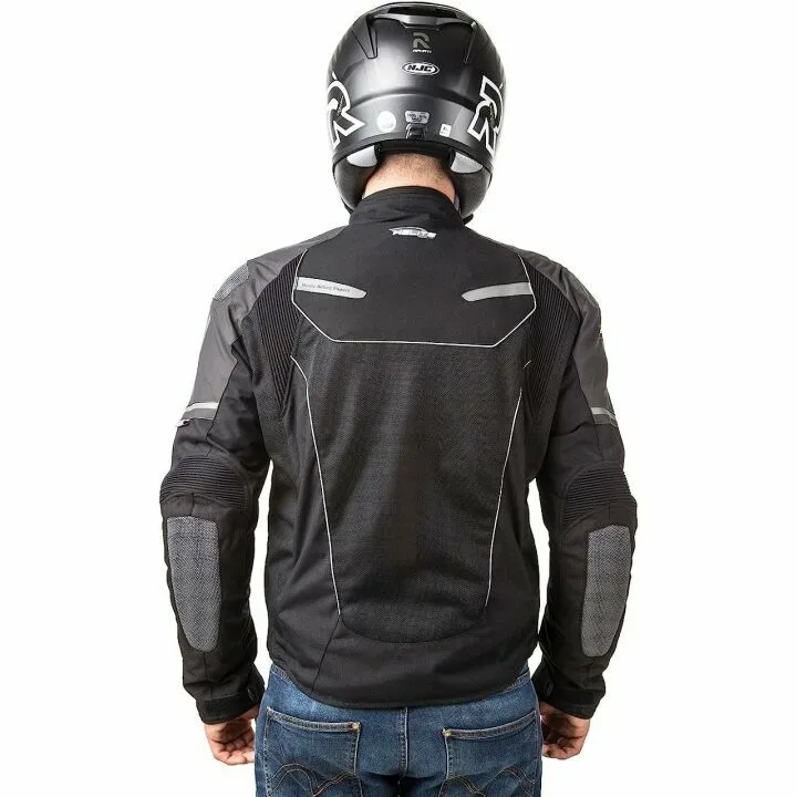 HELITE Motorcycle Airbag Jacket - Grey, Medium