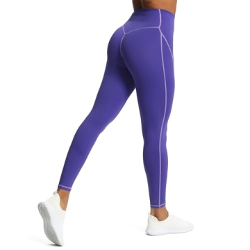 Aoxjox High Waisted Workout Leggings for Women - 26''