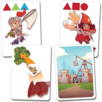 Fireside Games My First Castle Panic Game – Fantasy Strategy Board Games for Kids 4-6 & 6-8 – 1-4 Players, No Reading Needed, 20 Min. Cooperative Games for Preschoolers – Kids Board Games Ages 4-8