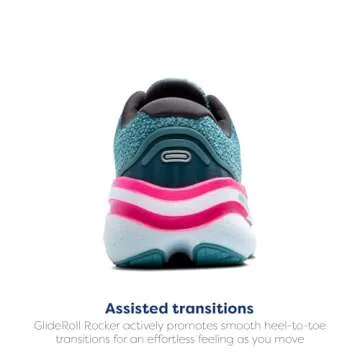 Brooks Women’s Ghost Max 2 Neutral Running & Walking Shoe - Storm Blue/Knockout Pink/Aqua - 8 Medium
