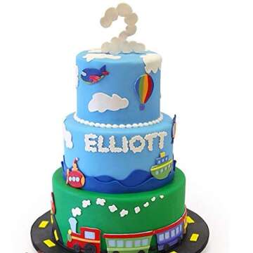 Webake Round Cake Pan Set Silicone Cake Molds Baking Pans for 3 Tier Cake Layer Tin, 8 Inch, 6 Inch, 3 Inch for Birthday, Wedding Anniversary, Halloween, Christmas Party