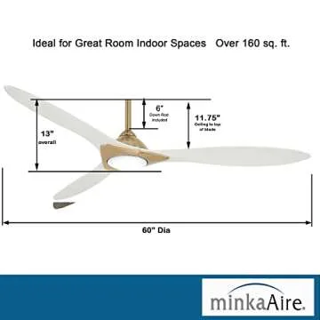 MINKA-AIRE CeilingF868 Contemporary Ceiling Fan