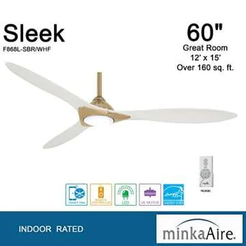 MINKA-AIRE CeilingF868 Contemporary Ceiling Fan