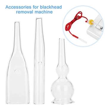 3pcs Vacuum Glass Tube Set for Blackhead Removal Kit