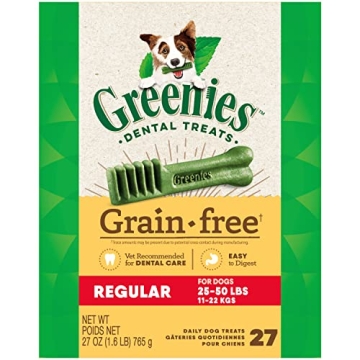 Greenies Grain Free Dental Treats for Medium Dogs 27oz