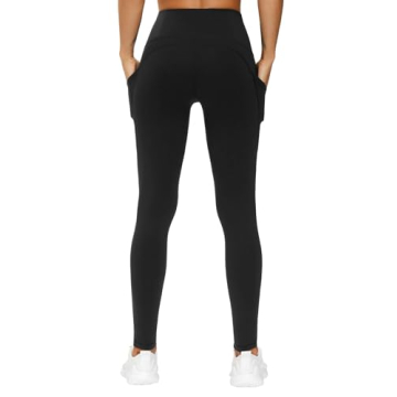 High Waist Yoga Pants with Pockets for Workout Comfort