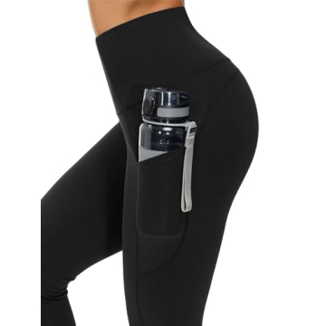 High Waist Yoga Pants with Pockets for Workout Comfort