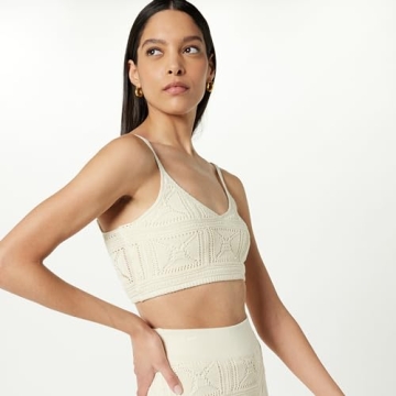 Women's Diza Crochet Bralette in Birch for Every Occasion