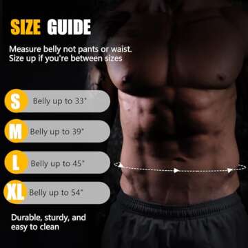 Mostcomtac Belly Band Holster for Concealed Carry, Gun Holster for Men Women, Breathable Concealed Carry Holster Fits Glock 19 17 42 43 43x, Ruger Lcp 380, Taurus for Most Pistols and Revolvers