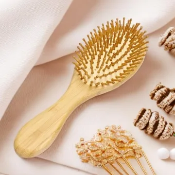 Neverland Beauty Bamboo Brush for Healthy Hair Growth