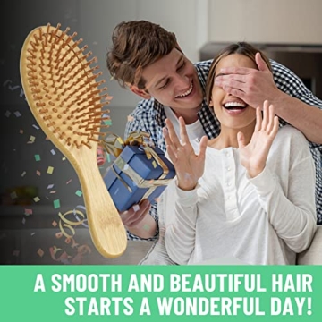 Neverland Beauty Bamboo Brush for Healthy Hair Growth