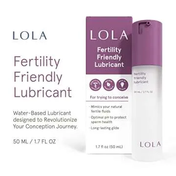 LOLA Fertility Friendly Water-Based Lubricant for Women