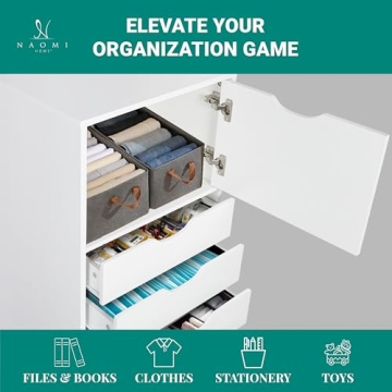 Naomi Home Carly 6-Drawer Mobile Storage Cabinet