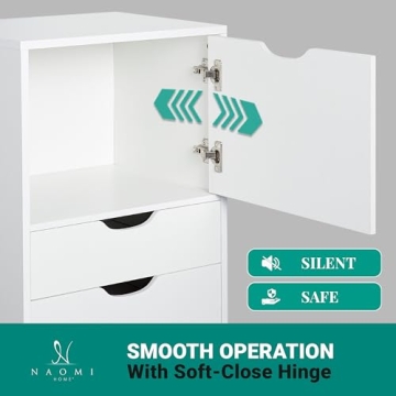 Naomi Home Carly 6-Drawer Mobile Storage Cabinet