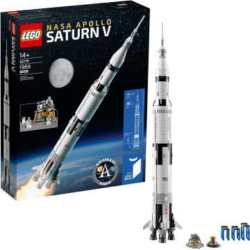 LEGO NASA Apollo Saturn V Rocket Building Kit