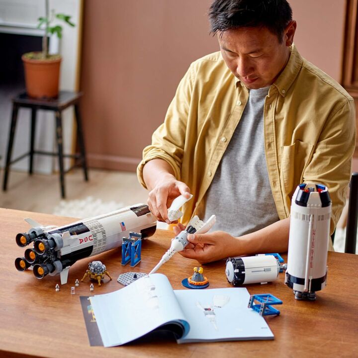 LEGO NASA Apollo Saturn V Rocket Building Kit
