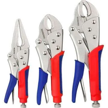 WORKPRO Locking Pliers Set: Precision Tools for Pros