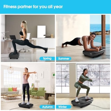 SoftGym Vibration Plate Machine for Home Fitness and Weight Loss