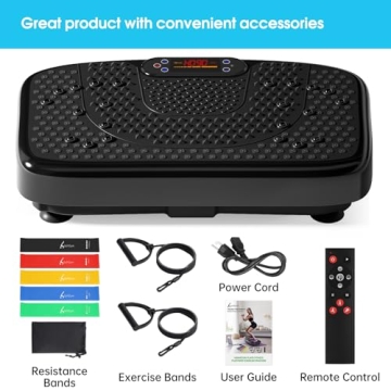 SoftGym Vibration Plate Machine for Home Fitness and Weight Loss