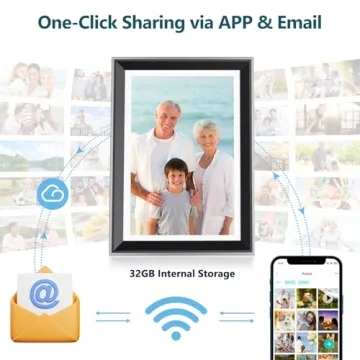 Atatat 10.1 Inch WiFi Digital Photo Frame Perfect Gift