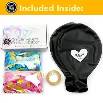 Sweet Baby Co. Jumbo Gender Reveal Balloon Kit