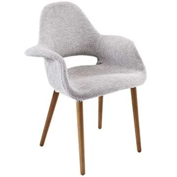 Modway Aegis Mid-Century Modern Dining Chair in Gray