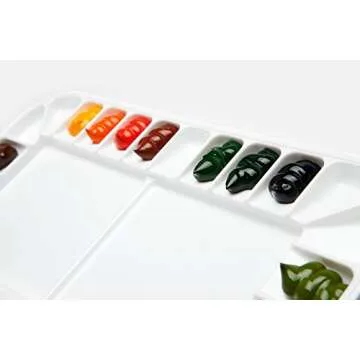 Mijello 18-Well Watercolor Palette for Artists