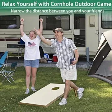 ApudArmis Cornhole Boards Set - Fun for Outdoor Gatherings