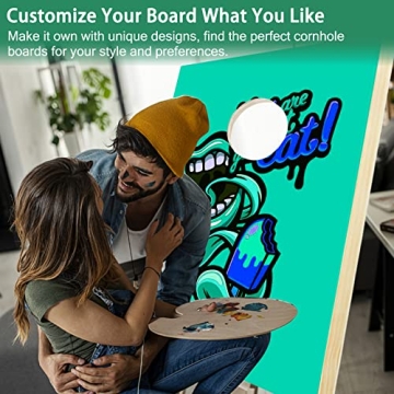 ApudArmis Cornhole Boards Set - Fun for Outdoor Gatherings