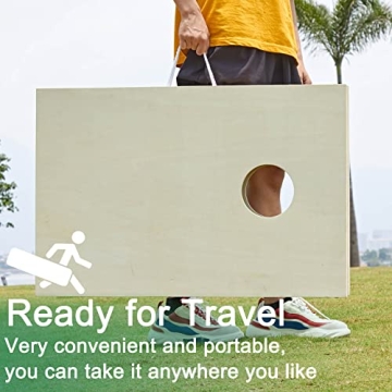 ApudArmis Cornhole Boards Set - Fun for Outdoor Gatherings