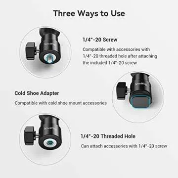 STURDY SMALLRIG LCD Monitor Shoe Mount for Camera