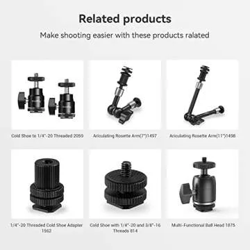 STURDY SMALLRIG LCD Monitor Shoe Mount for Camera