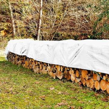 8'x16' Heavy Duty Waterproof Tarp for Outdoor Use