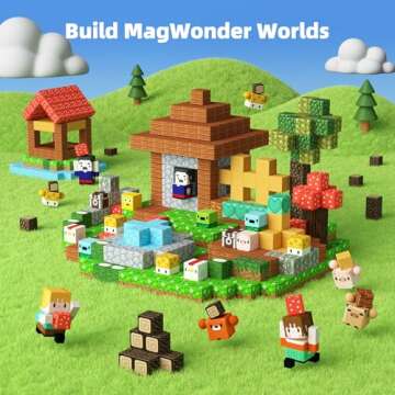 GobiDex Magnetic Blocks Kid Building Toys for 3+ Years Old Boys Girls, 2024 Upgraded Build MagWonder World with STEM Magnets Cubes, Game-Based Sensory Gifts for Toddler