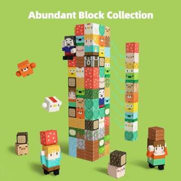 GobiDex Magnetic Blocks Kid Building Toys for 3+ Years Old Boys Girls, 2024 Upgraded Build MagWonder World with STEM Magnets Cubes, Game-Based Sensory Gifts for Toddler