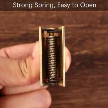 Dizdkizd Vintage Metal Clip for Journals, Planners, Notebooks, Brass Colored Book Clip Little Binder Clip for Page Holder, Book Mark - Cat and Moon