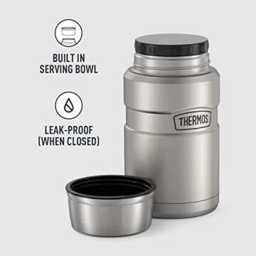 THERMOS Stainless King Food Jar - 24 Ounce Vacuum Insulated
