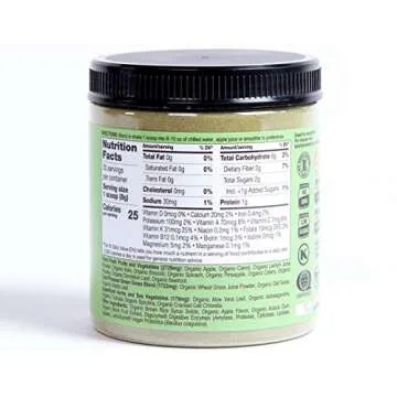 SMART Pressed Organic Greens Superfoods Powder | Cold-Pressed Daily Organic Greens Powder for Women & Men | Vegan Green Powder Superfood Organic | Green Superfood Powder (30 Servings)