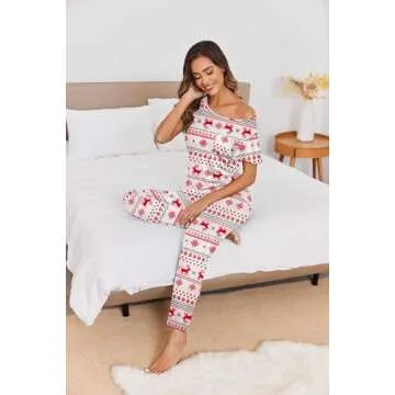 Ekouaer Women's Christmas Pajama Sets - Cozy and Stylish