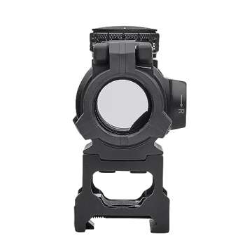 Sig Sauer Romeo-MSR 1x20mm 2 MOA Red Dot Sight | Durable Waterproof Lightweight Ultra-Compact Gun Sight with Flip-Back Lens Covers, Black