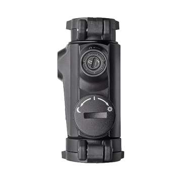 Sig Sauer Romeo-MSR 1x20mm 2 MOA Red Dot Sight | Durable Waterproof Lightweight Ultra-Compact Gun Sight with Flip-Back Lens Covers, Black