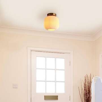 Globe Electric 66000079 Flush Mount Ceiling Light Fixture