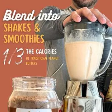 PB2 Crunchy Powdered Peanut Butter - Peanut Butter Powder with Small Crunchy Peanut Pieces