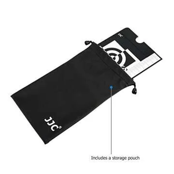 JJC Professional Camera Lens Auto Focus Calibration Tool Chart,Help Fine Tune Focus of Lens via Select DSLR Camera Has AF Fine Tune AF Micro Adjustment Function to Achieve the Greatest Image Sharpness