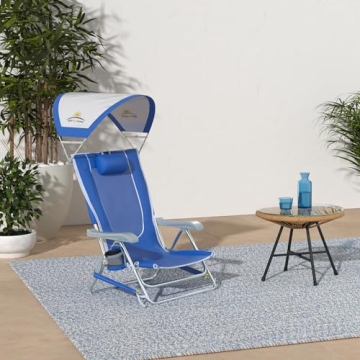 GCI Outdoor SunShade Backpack Beach Chair for Every Outdoor Adventure