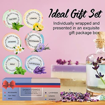 Aromatherapy Shower Steamers for Stress Relief Spa Experience